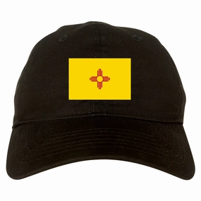 New Mexico State Flag NM Chest Mens Dad Hat