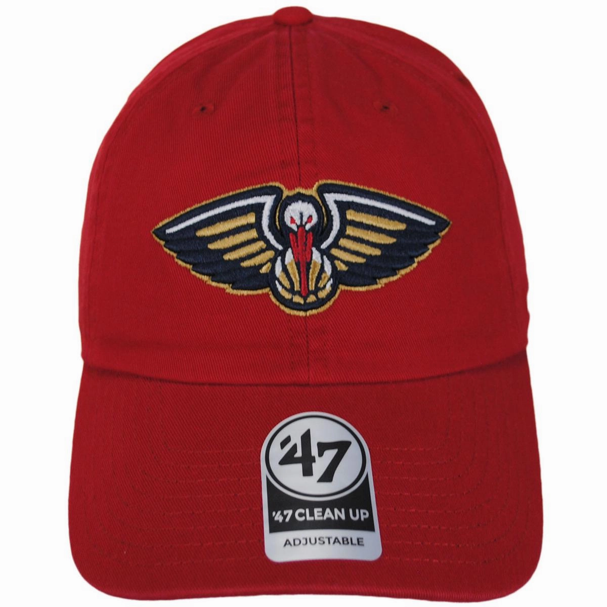 New Orleans Pelicans NBA Clean Up Strapback Baseball Cap Dad Hat
