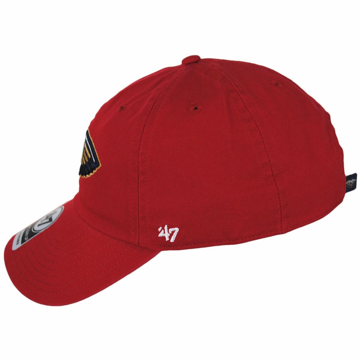 New Orleans Pelicans NBA Clean Up Strapback Baseball Cap Dad Hat