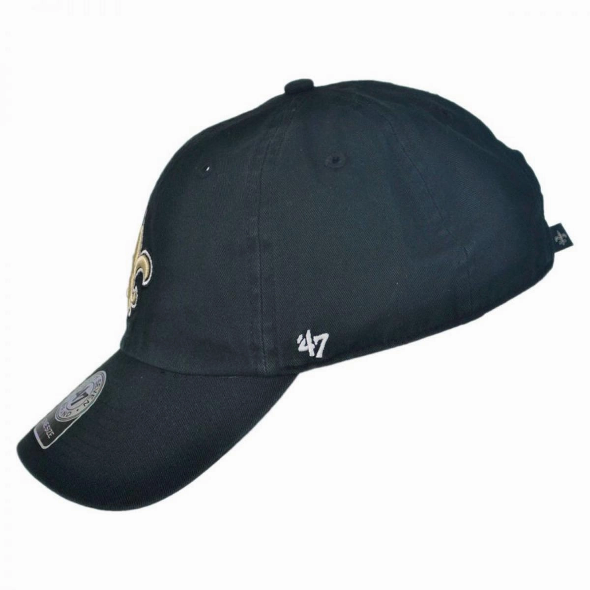 New Orleans Saints NFL Clean Up Strapback Baseball Cap Dad Hat