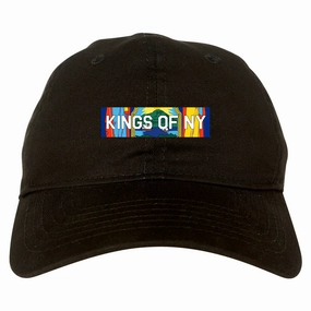New York Flag Box Logo Mens Dad Hat