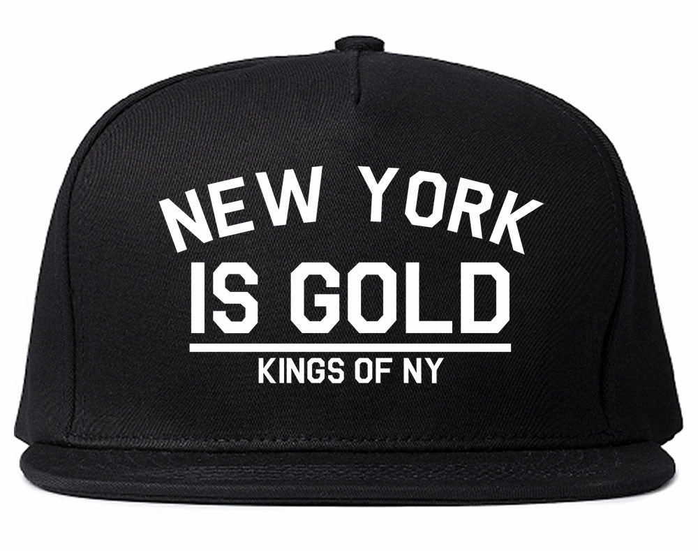 New York Is Gold Snapback Hat Cap