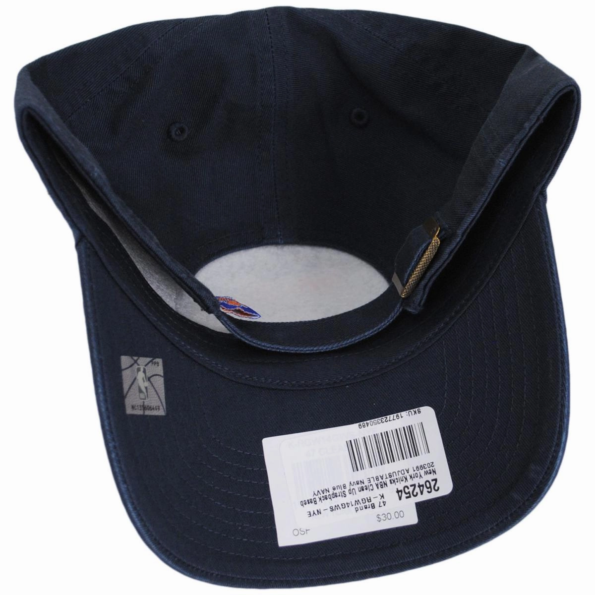 New York Knicks NBA Clean Up Strapback Baseball Cap Dad Hat