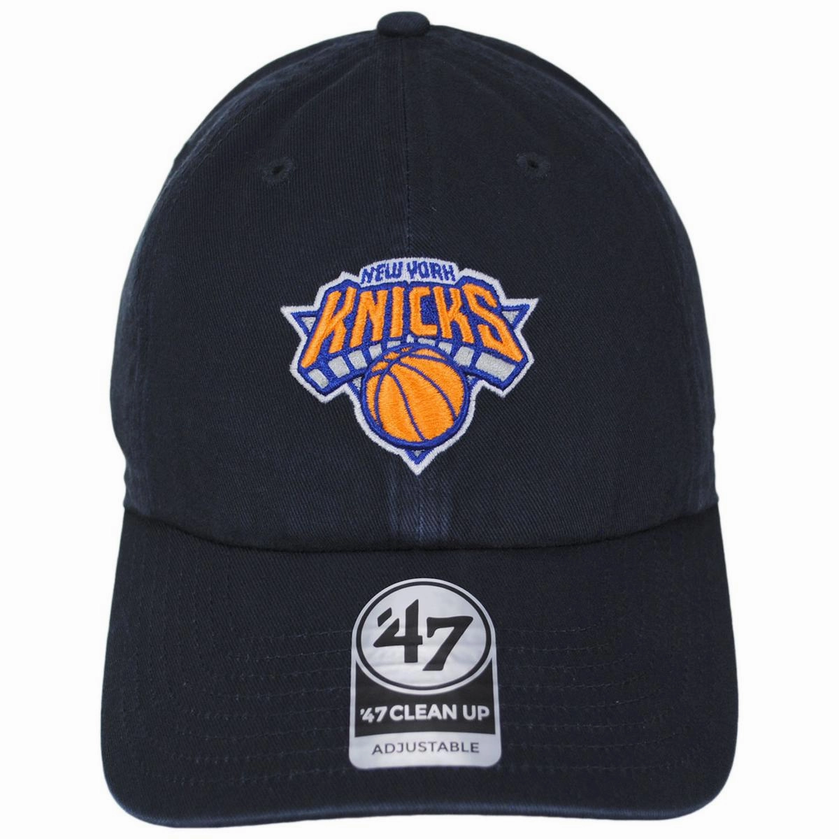 New York Knicks NBA Clean Up Strapback Baseball Cap Dad Hat