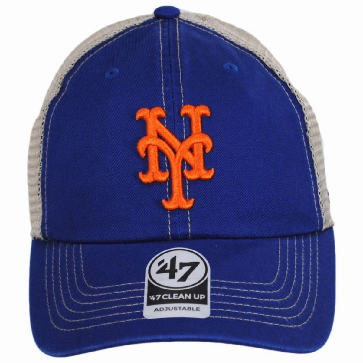 New York Mets Trawler 47 Mesh Clean Up Baseball Cap