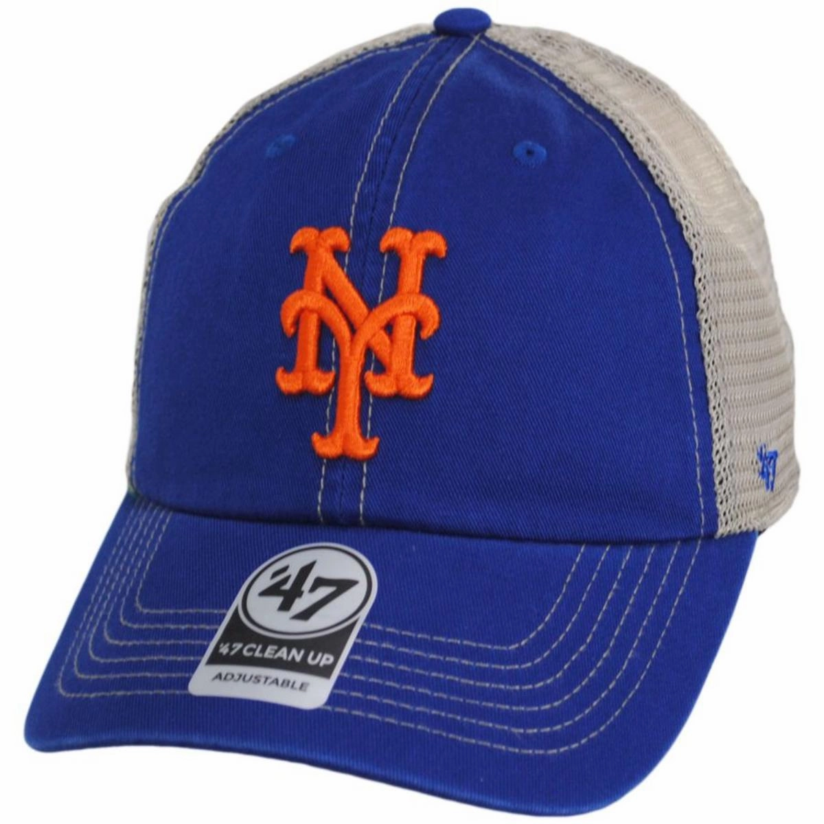 New York Mets Trawler 47 Mesh Clean Up Baseball Cap
