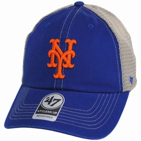 New York Mets Trawler 47 Mesh Clean Up Baseball Cap