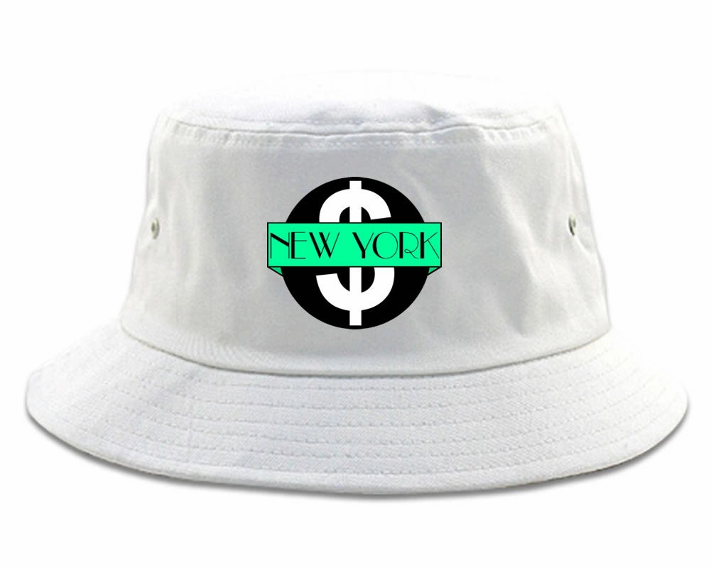 New York Mint Chest Logo Bucket Hat