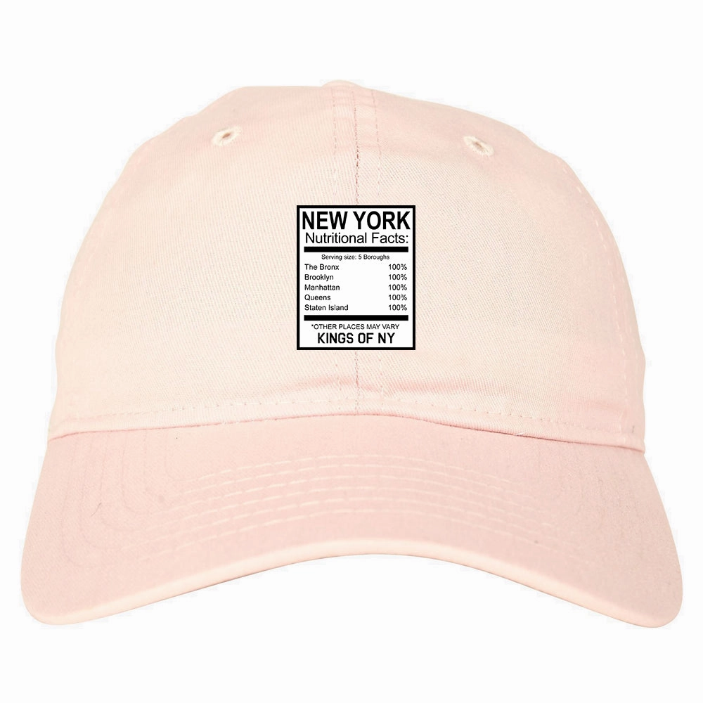 New York Nutritional Facts Dad Hat