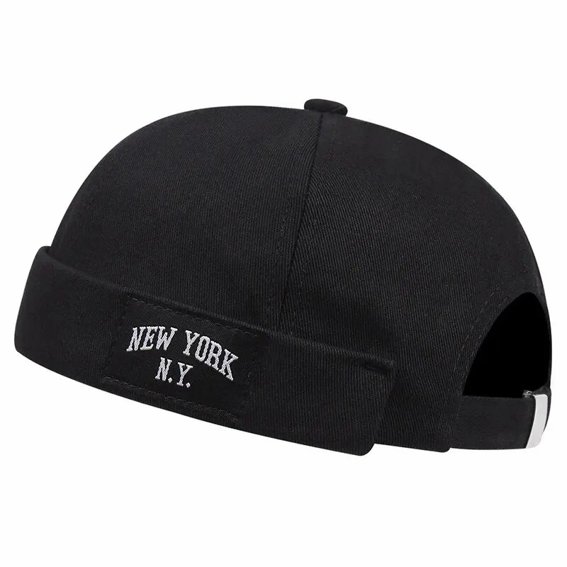 New York NY Black Docker Cap