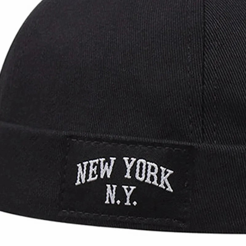 New York NY Black Docker Cap