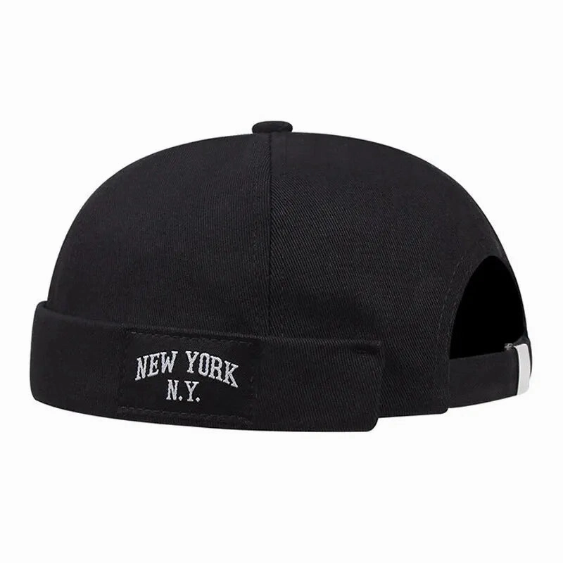 New York NY Black Docker Cap