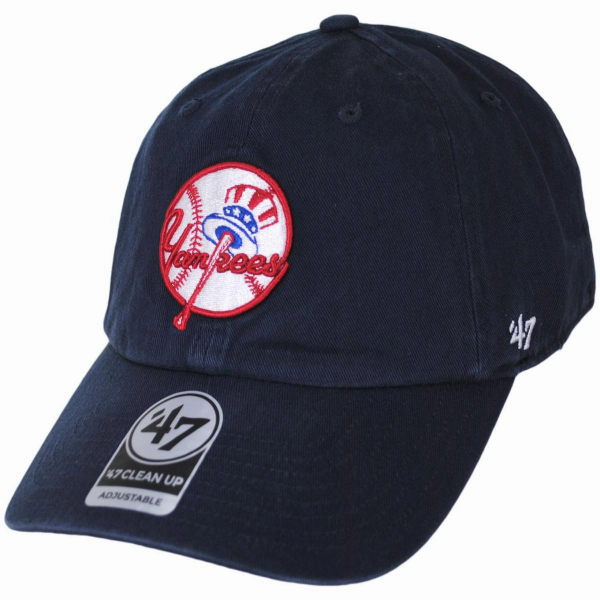 New York Yankees MLB Clean Up Strapback Baseball Cap Dad Hat