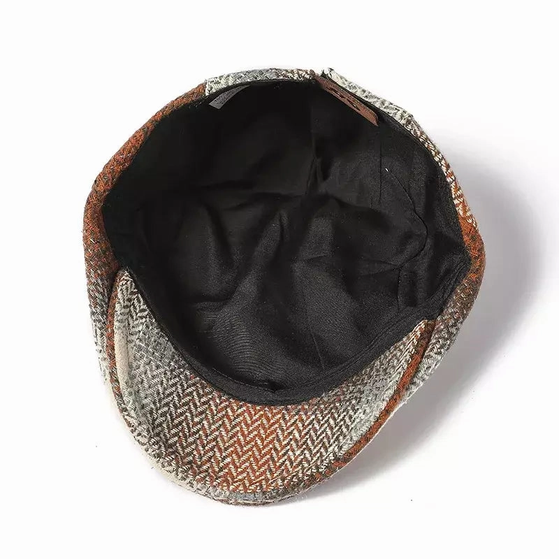 Newark Patchwork Flat Cap