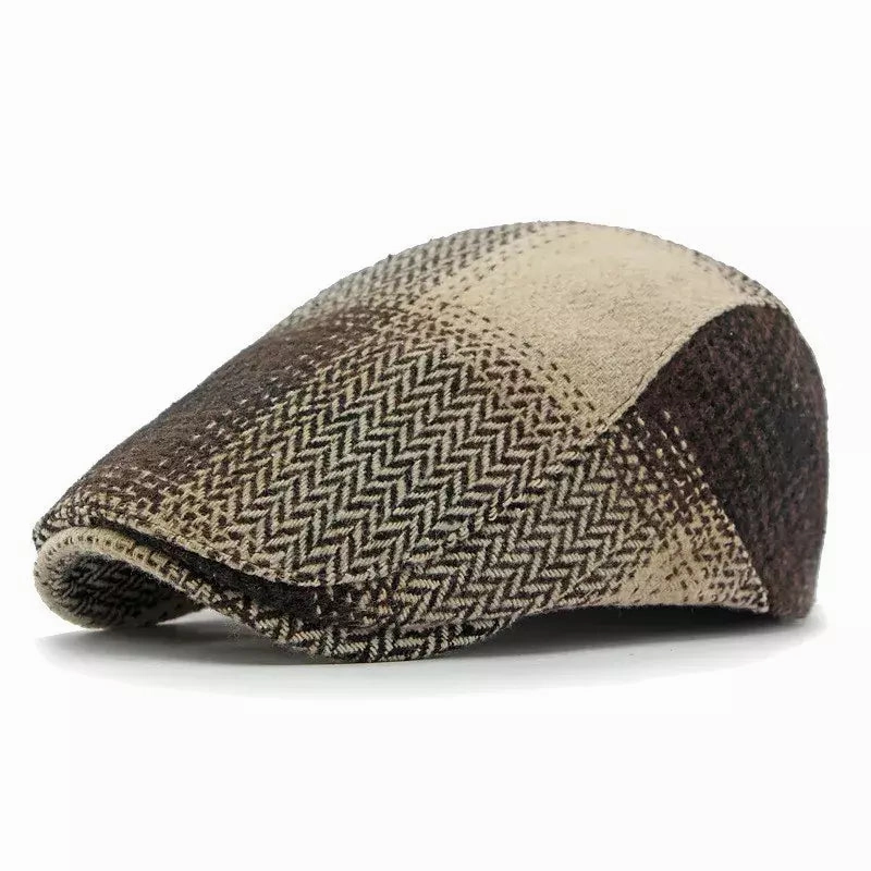Newark Patchwork Flat Cap
