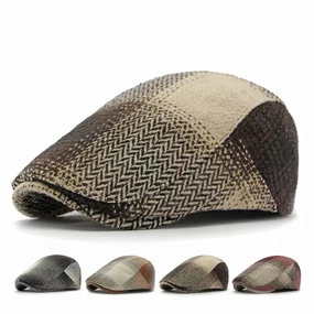 Newark Patchwork Flat Cap