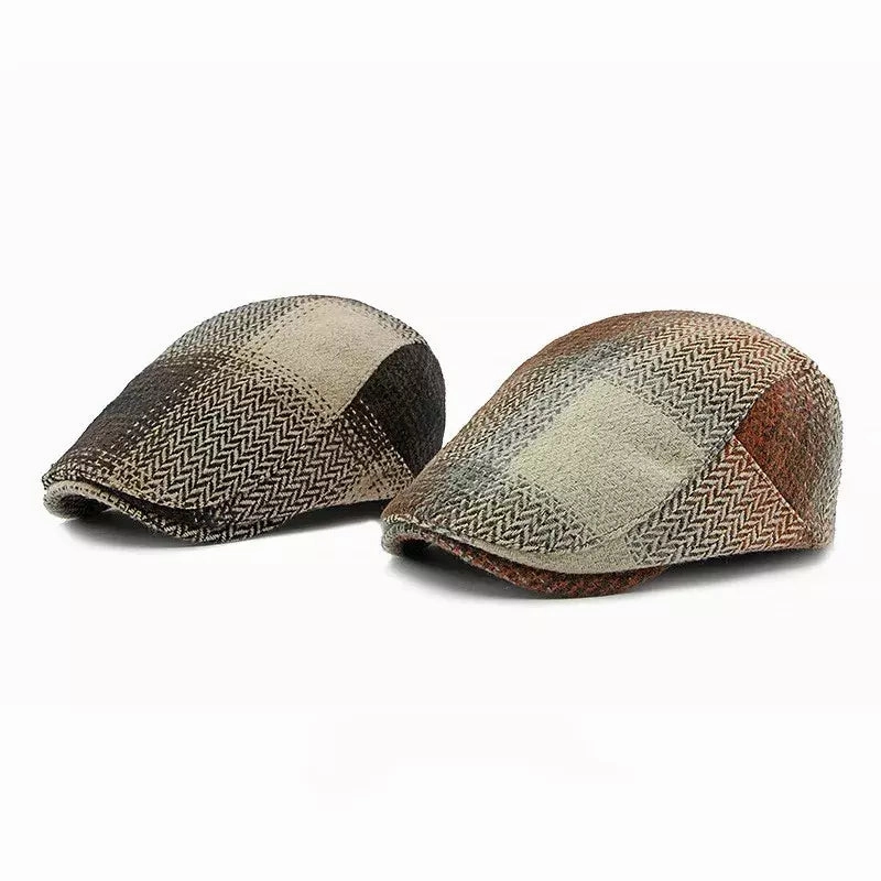 Newark Patchwork Flat Cap