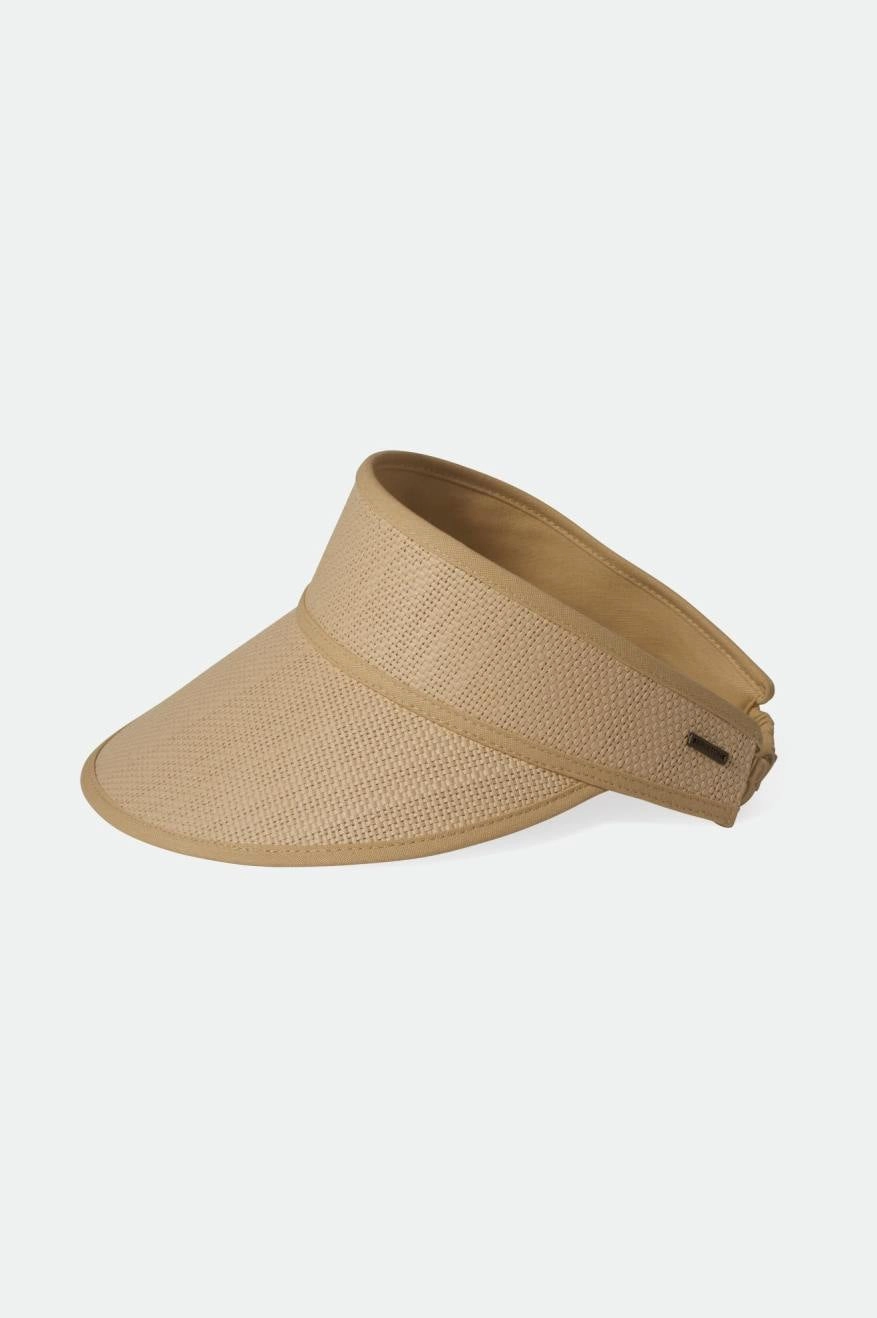 Newport Straw Visor - Natural/Natural