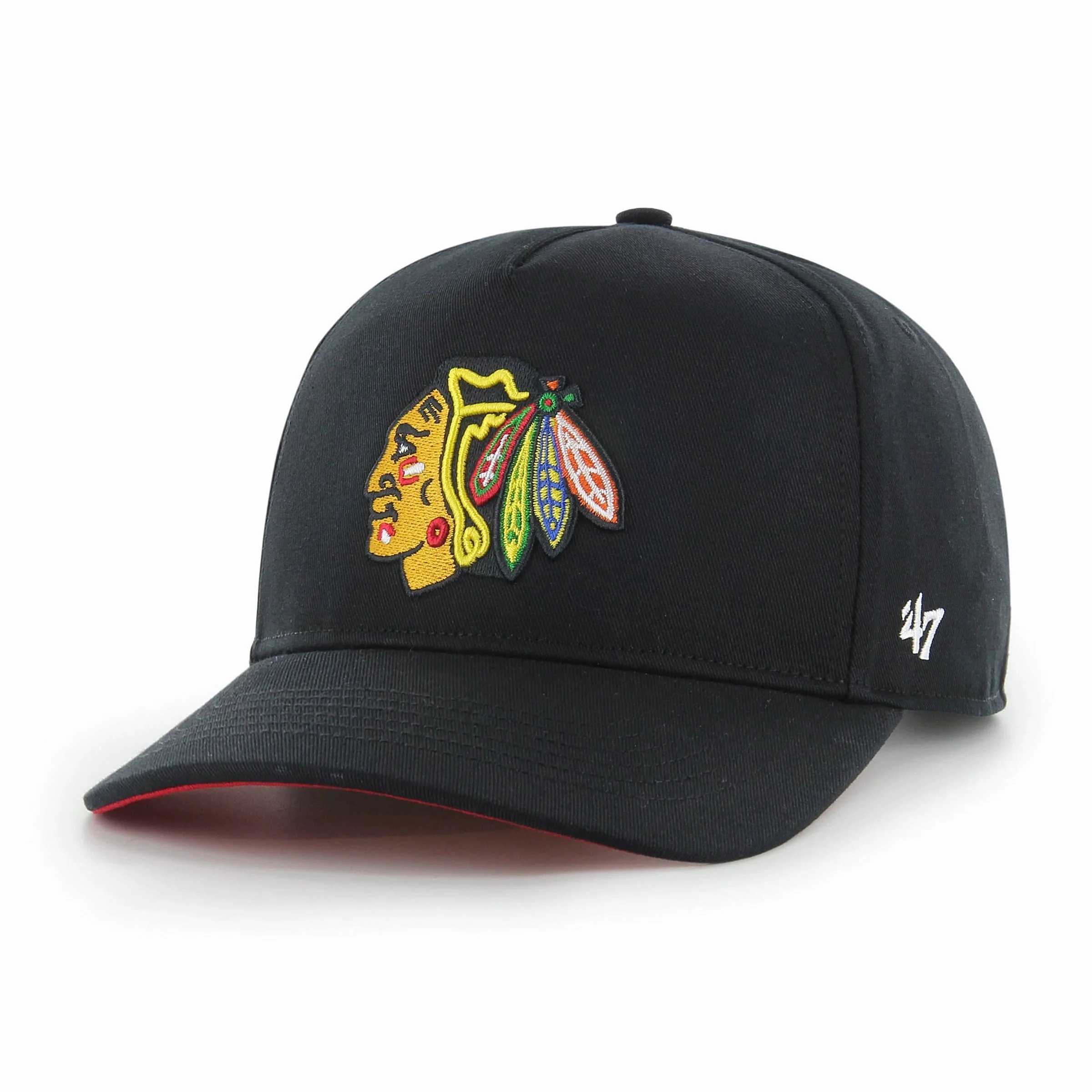NHL CHICAGO BLACKHAWKS 47 HITCH BLACK CAP