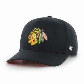 NHL CHICAGO BLACKHAWKS 47 HITCH BLACK CAP
