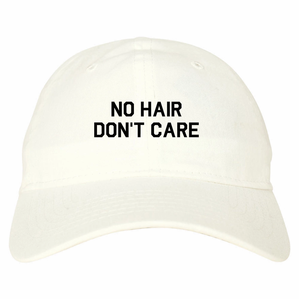 No Hair Dont Care Mens Dad Hat Baseball Cap