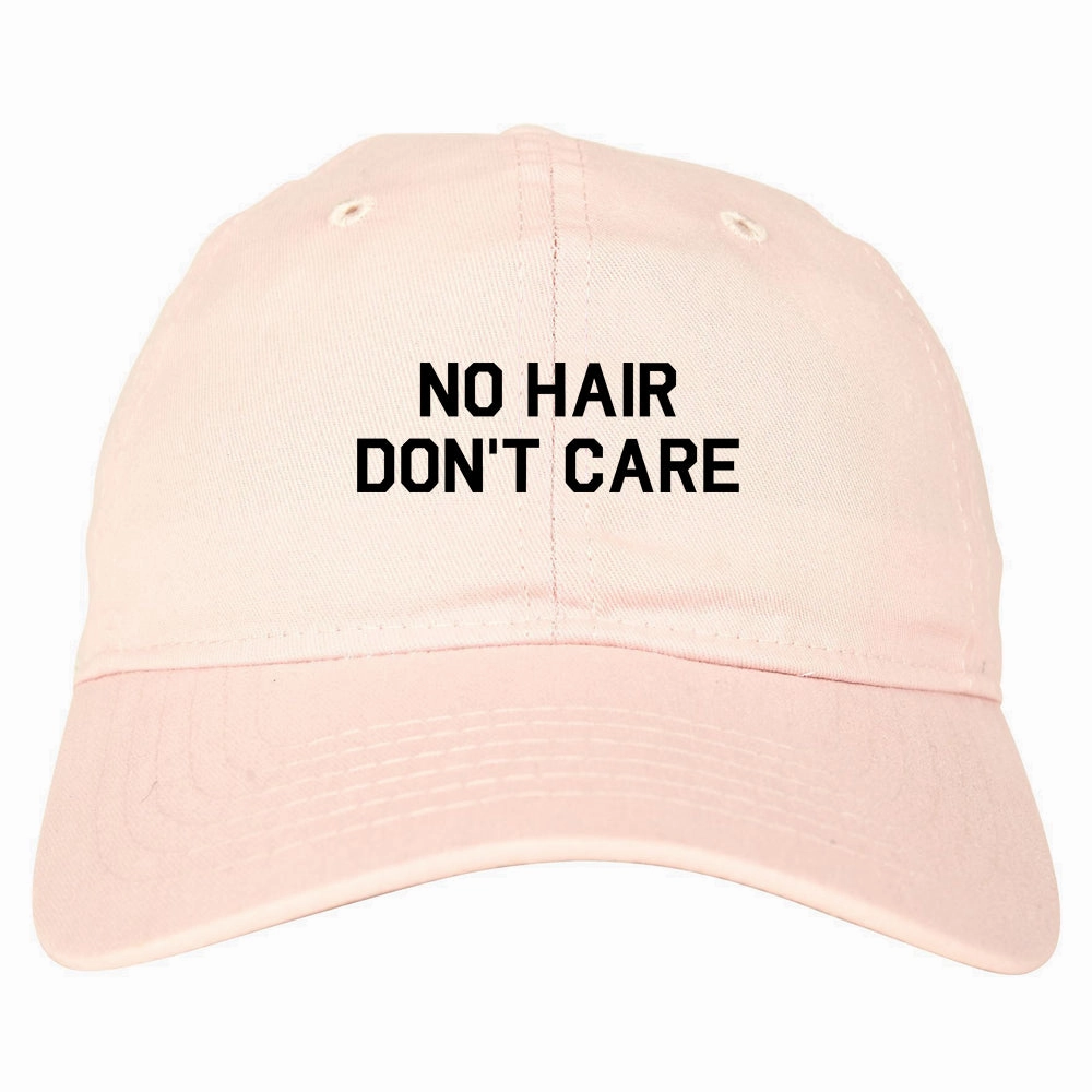 No Hair Dont Care Mens Dad Hat Baseball Cap