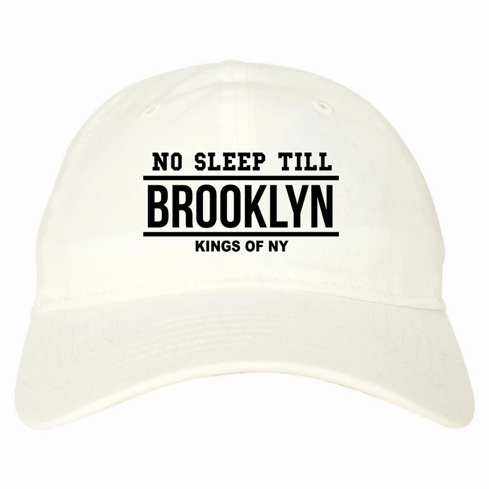 No Sleep Till Brooklyn Mens Dad Hat