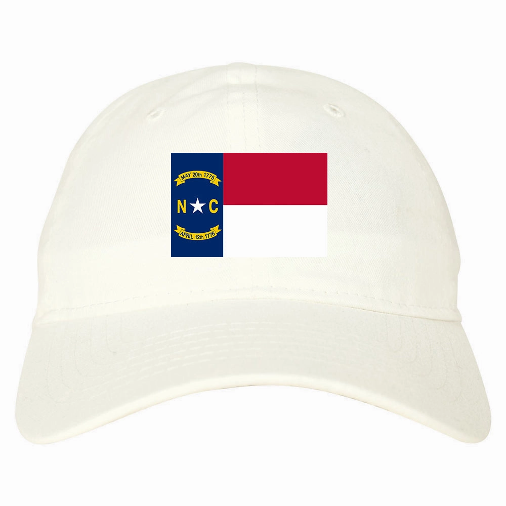 North Carolina State Flag NC Chest Mens Dad Hat