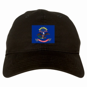 North Dakota State Flag ND Chest Mens Dad Hat