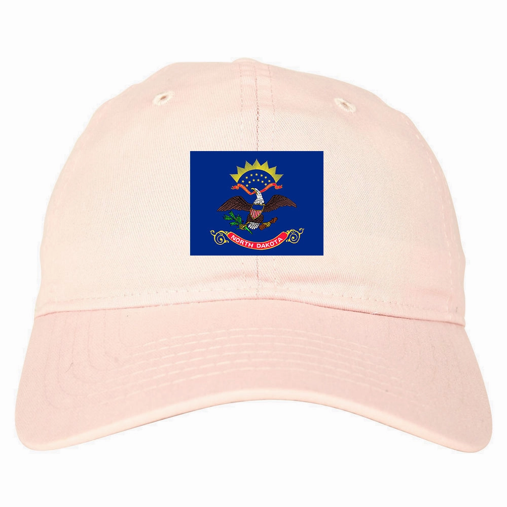 North Dakota State Flag ND Chest Mens Dad Hat