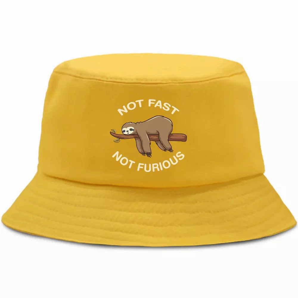 Not Fast Not Furious Cotton Bucket Hat
