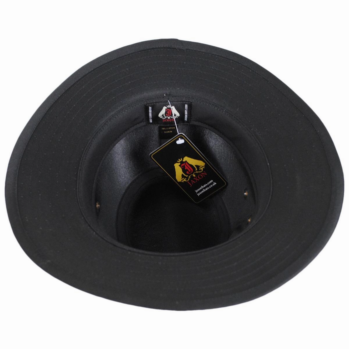 Nubuck Leather Safari Fedora Hat