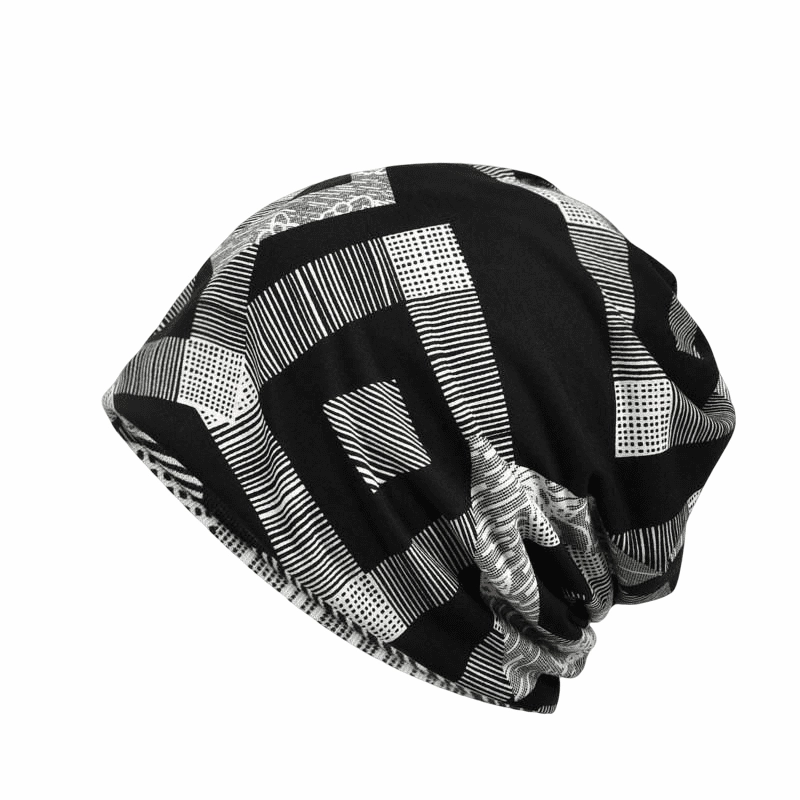 NXT Geometric Snood Beanie