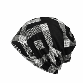 NXT Geometric Snood Beanie