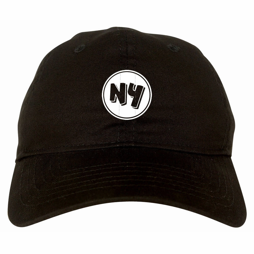 NY Circle Chest Logo Dad Hat