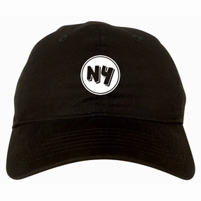 NY Circle Chest Logo Dad Hat