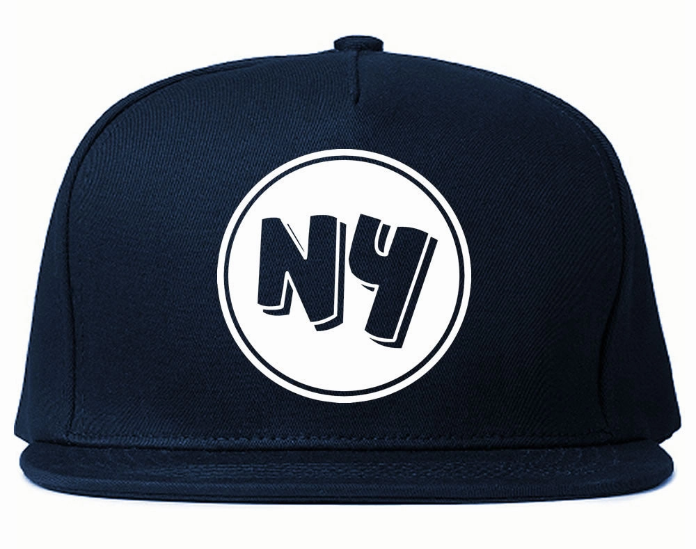 NY Circle Chest Logo Snapback Hat