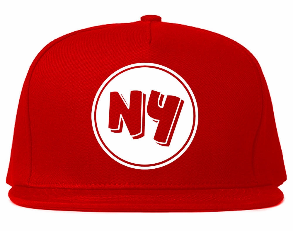 NY Circle Chest Logo Snapback Hat