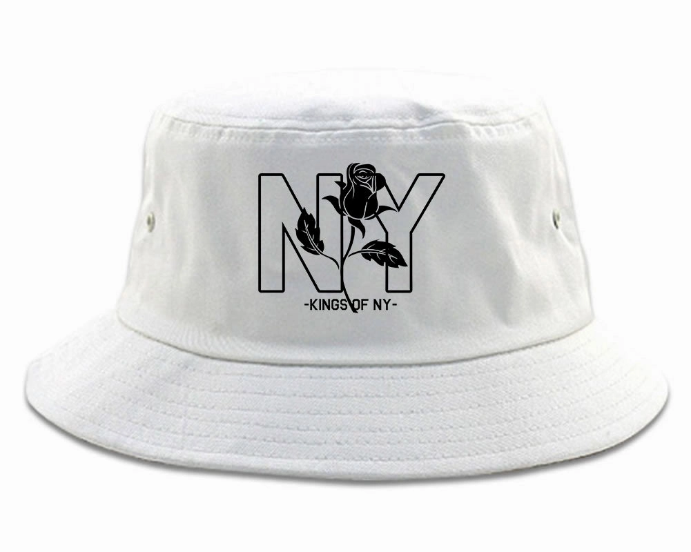 NY Rising Rose Mens Bucket Hat