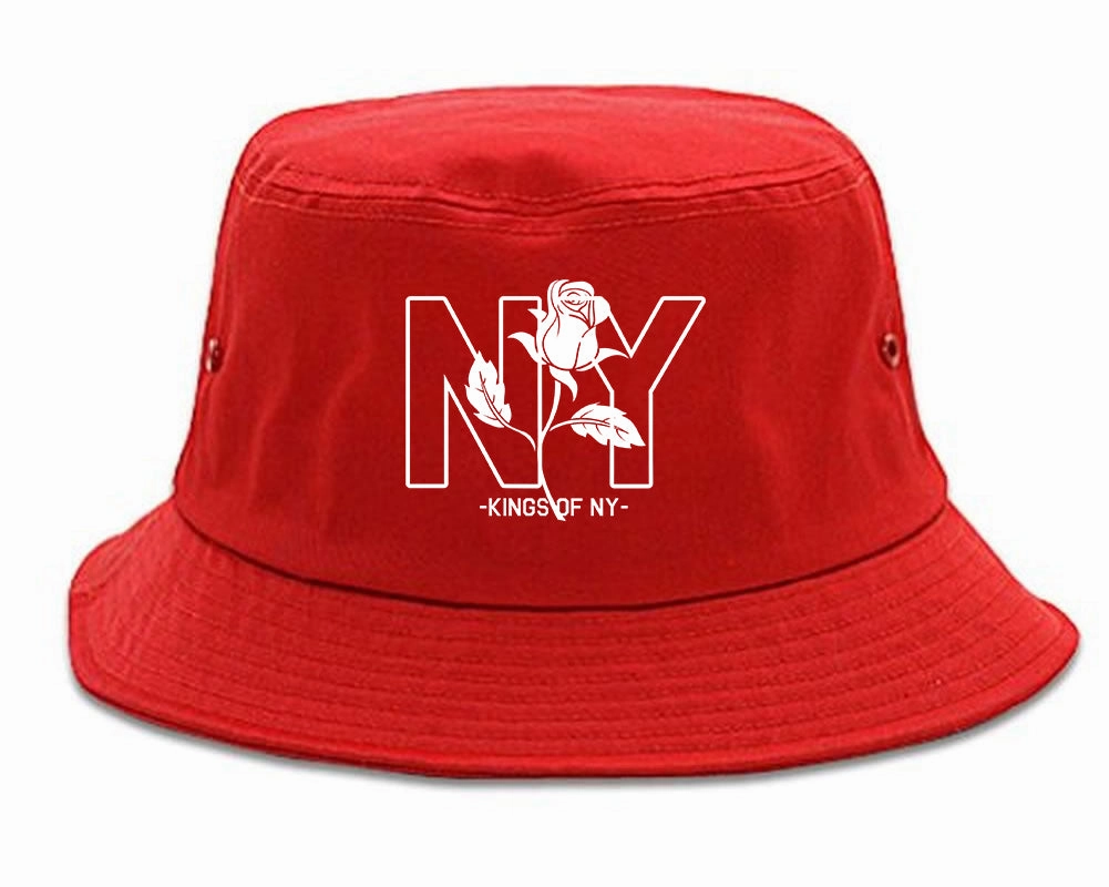 NY Rising Rose Mens Bucket Hat