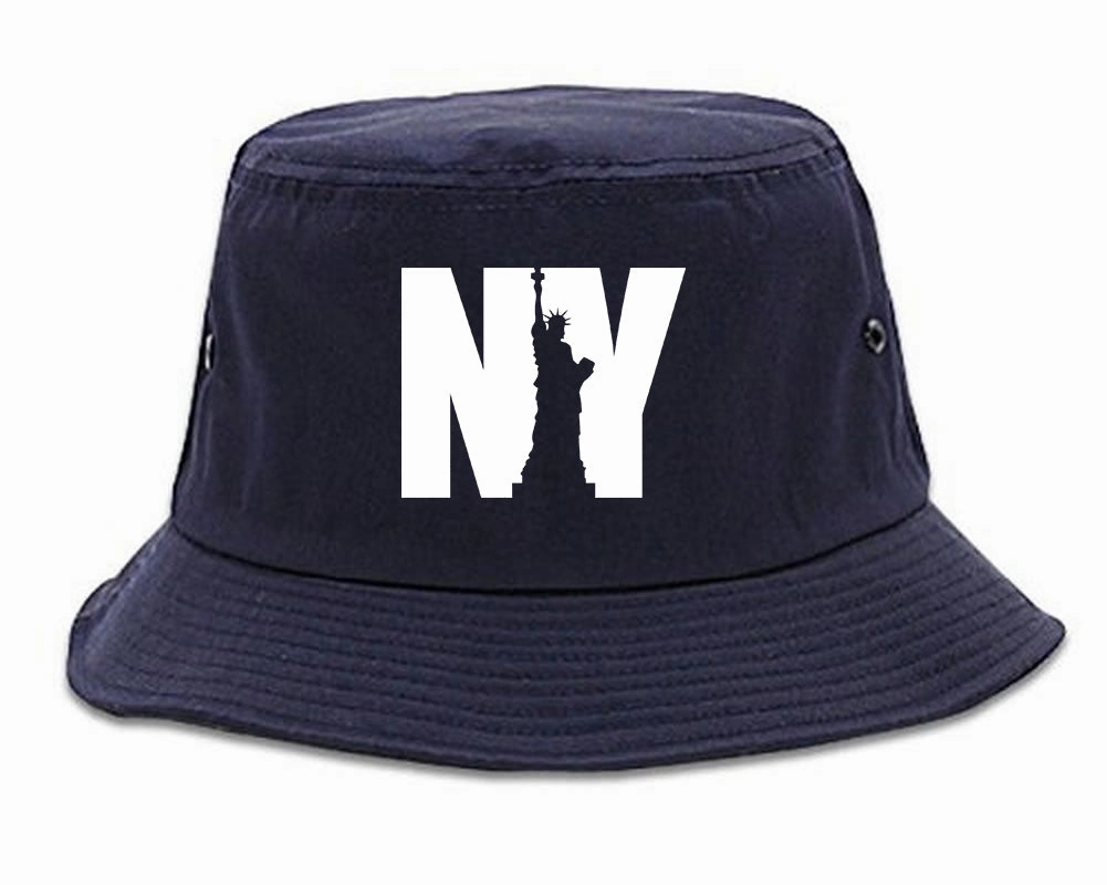NY Statue Of Liberty Mens Bucket Hat