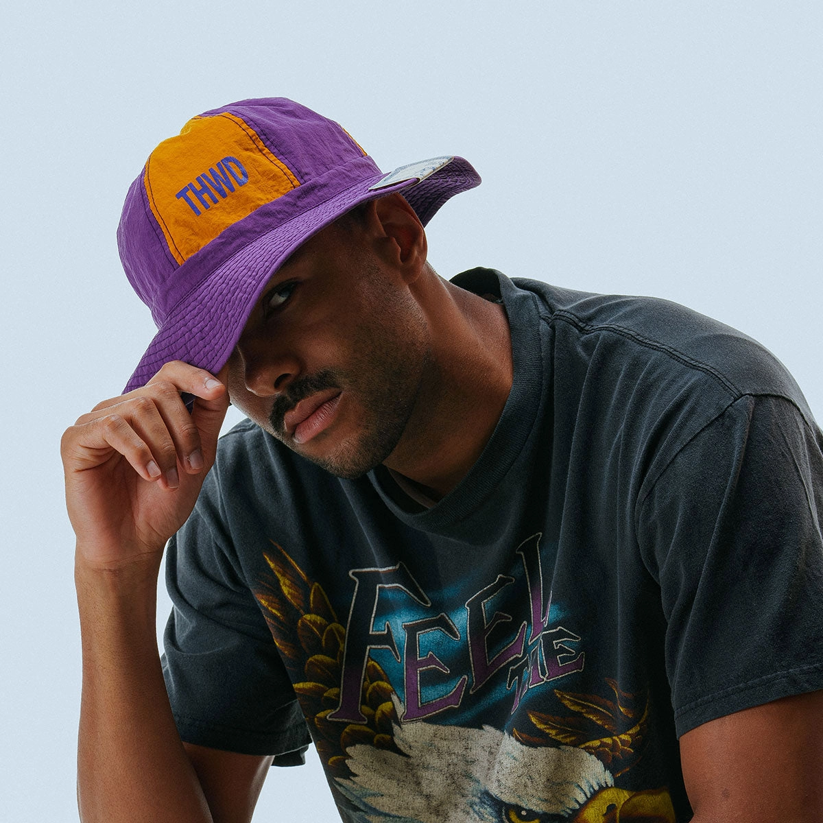 NYLON FATIGUE HAT - Black / Black