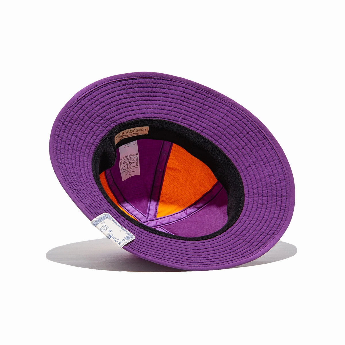 NYLON FATIGUE HAT - Purple / Yellow