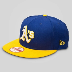 Oakland A's New Era Snapback in Royal / Gold