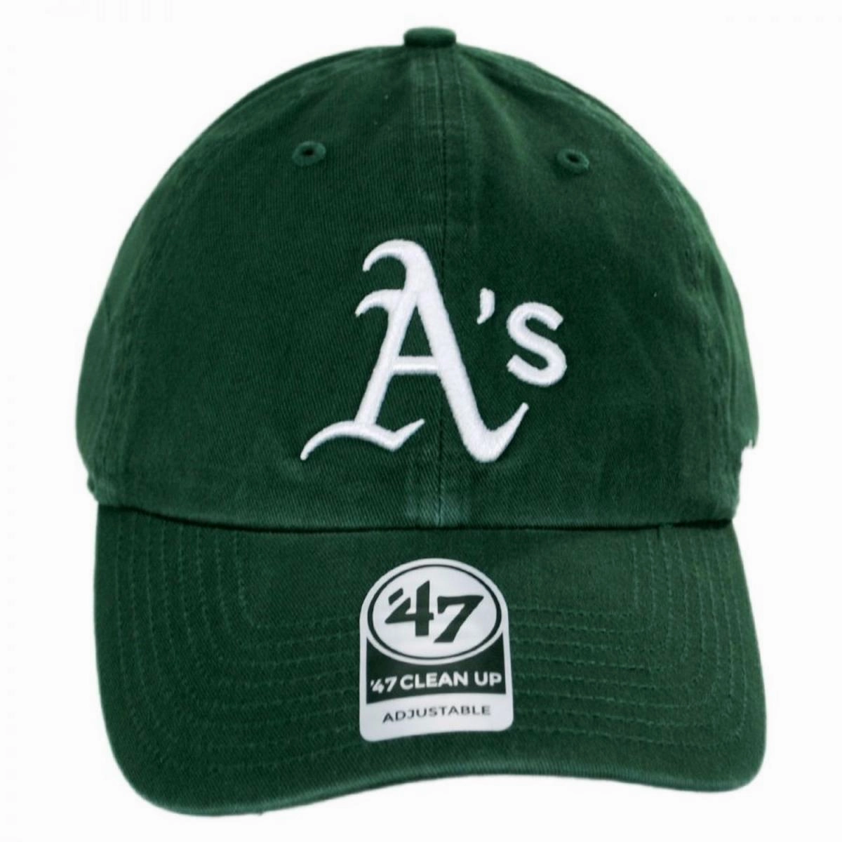 Oakland Athletics MLB Clean Up Strapback Baseball Cap Dad Hat
