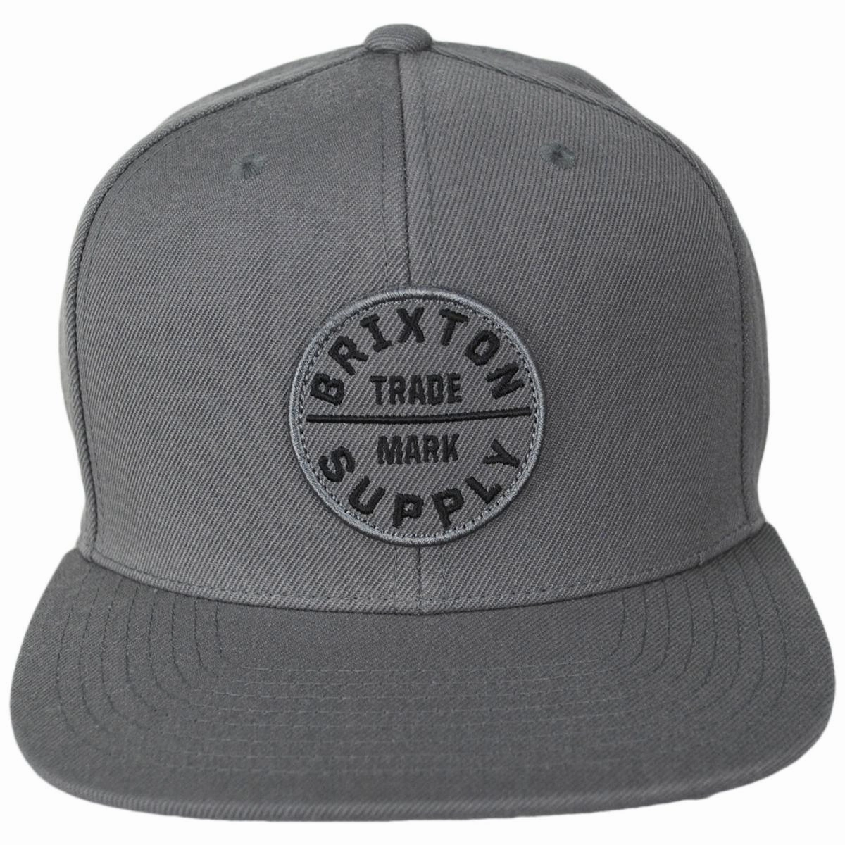 Oath III Snapback Baseball Cap - Charcoal & Olive
