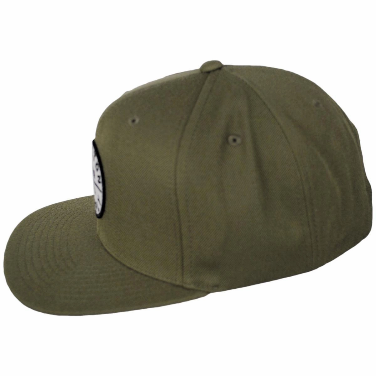 Oath III Snapback Baseball Cap - Charcoal & Olive