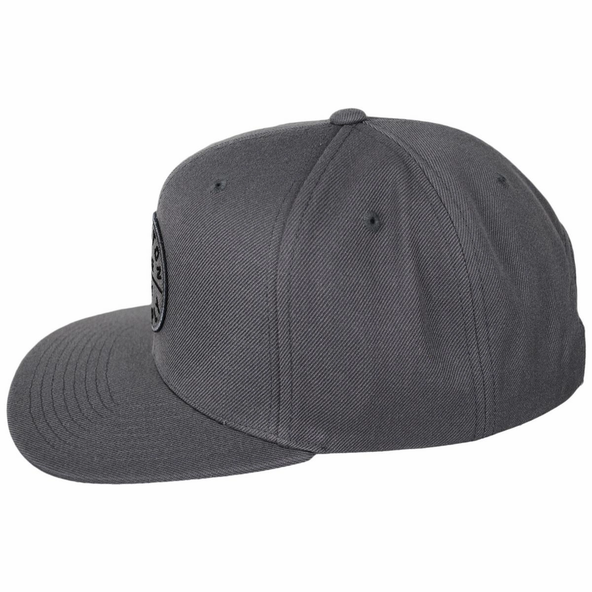 Oath III Snapback Baseball Cap - Charcoal & Olive