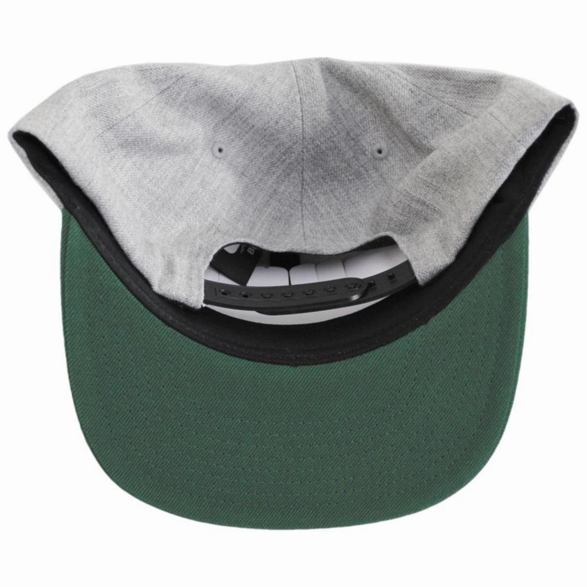 Oath III Snapback Baseball Cap - Heather Grey/Spruce