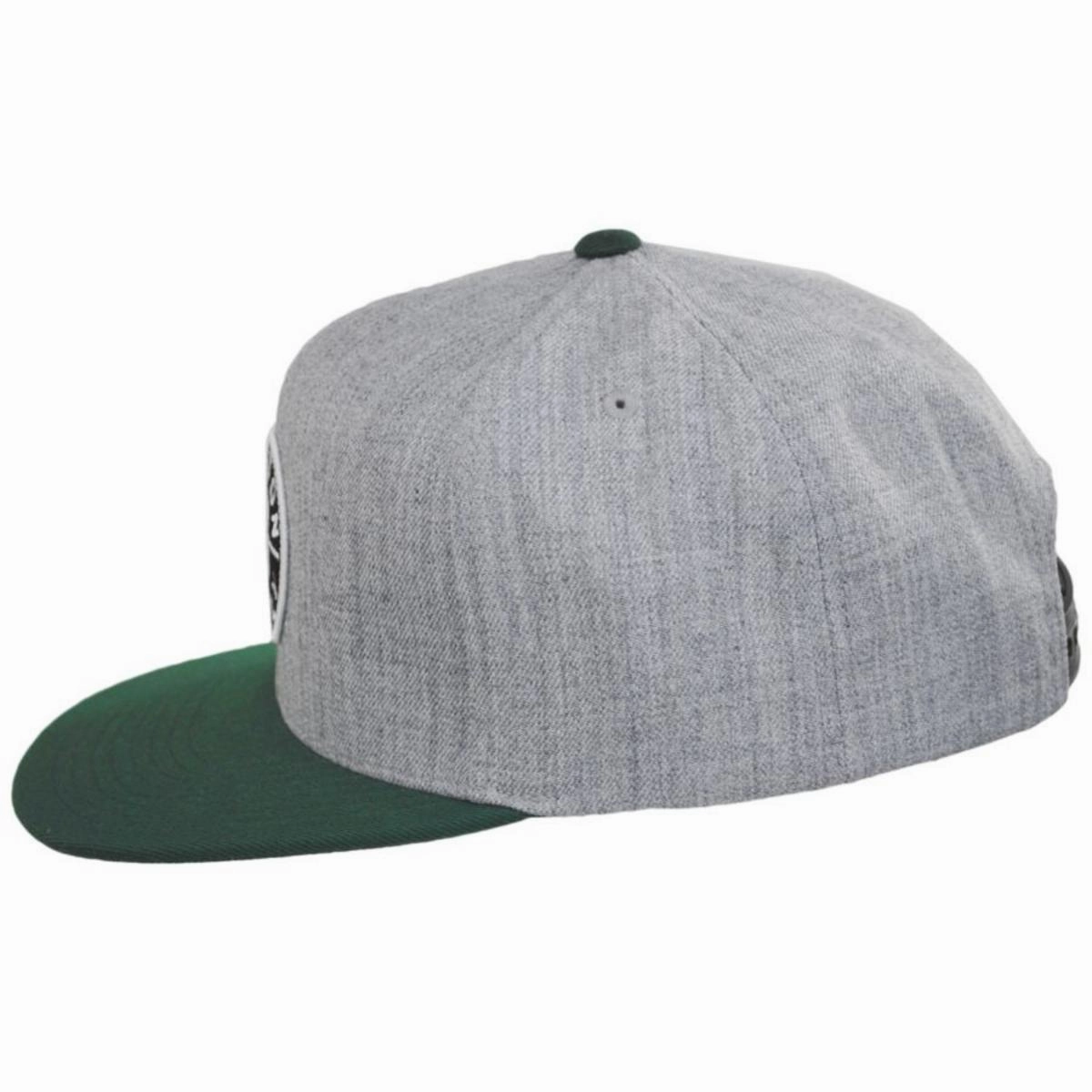 Oath III Snapback Baseball Cap - Heather Grey/Spruce